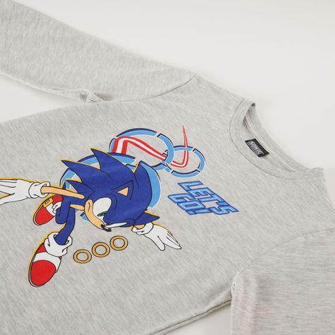 Conjunto Pijama Buzo Niño Lets Go! Azul Sonic-1