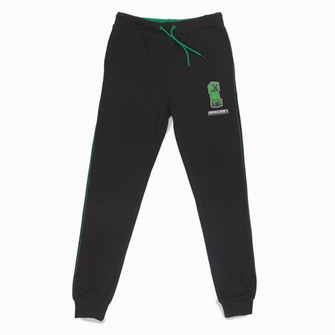 Pantalon de Buzo Niño Minecraft Logo Games Negro Minecraft-3