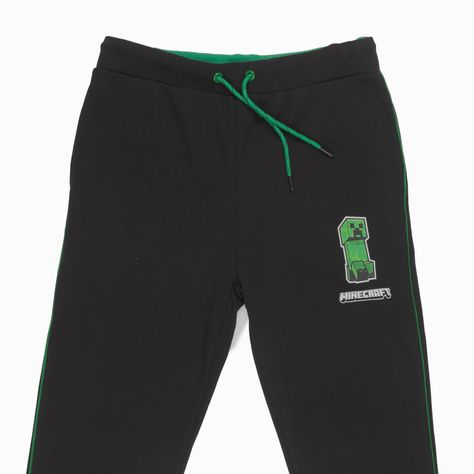 Pantalon de Buzo Niño Minecraft Logo Games Negro Minecraft-5