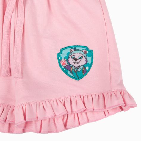 Short Niña Parche Everest Rosa Paw Patrol-5