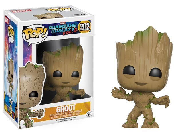 Funko Pop Guardianes de la Galaxia Groot - 202-1
