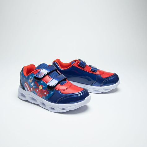 Zapatilla Luces Niño Avengers Extreme Azul Marvel-2