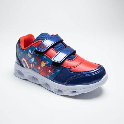 Zapatilla Luces Niño Avengers Extreme Azul Marvel-3
