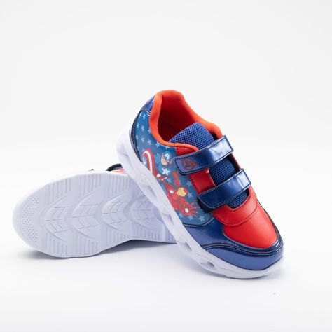 Zapatilla Luces Niño Avengers Extreme Azul Marvel-1