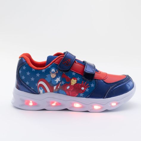 Zapatilla Luces Niño Avengers Extreme Azul Marvel-0