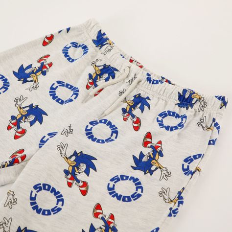 Conjunto Pijama Niño Final Battle Celeste Sonic-2