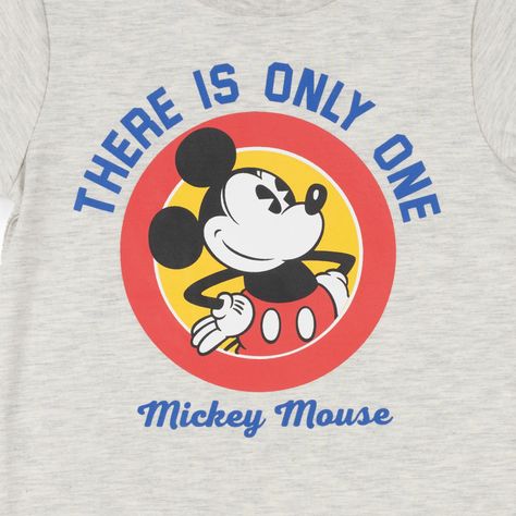 Polera Niño There Is Only One Mickey Gris Disney-3