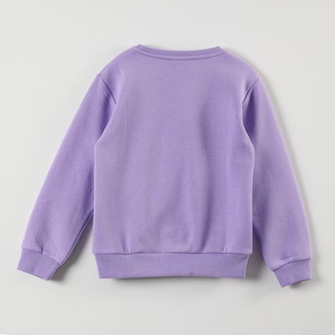 Poleron Cerrado Niña Lilo & Stitch Happy Morado Disney-2