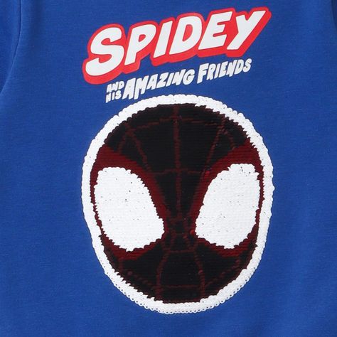 Poleron Cerrado Niño Spidey Lenticular Azul Marvel-2