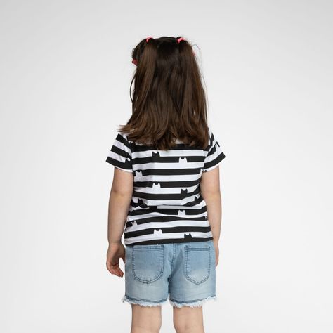Polera Niña Cat Blanco Gabby Dollhouse-2