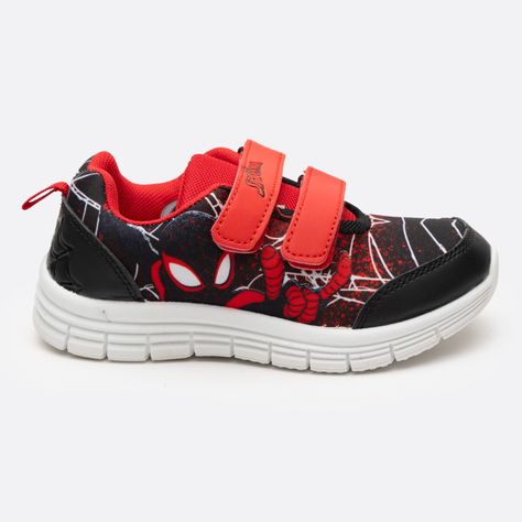 Zapatilla Niño Oscuridad Spiderman Negro Marvel-0