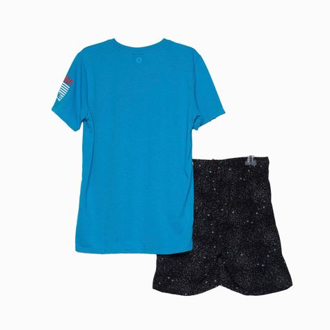 Pijama Hombre Logo Azul Nasa-1