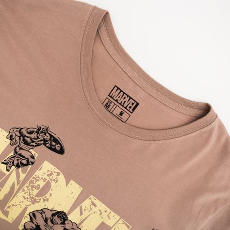 Polera Hombre Logo Gris Marvel-2