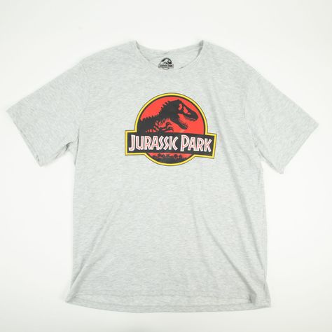 Polera Hombre Simbolo Gris Jurassic World-2