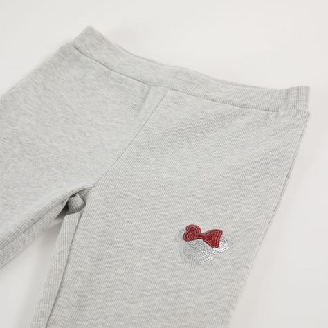Calza Niña Minnie Orejas Gris Disney-1