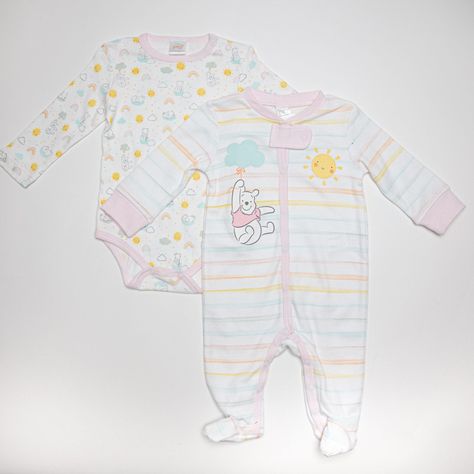 Set Bebe Winnie The Pooh Mas Miel Rosado Disney-0