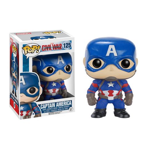 Funko Pop Capitan Amercia 3 Marvel - 125-1