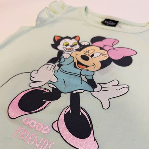 Polera Sin Manga Niña Gato Minnie Verde Disney-1