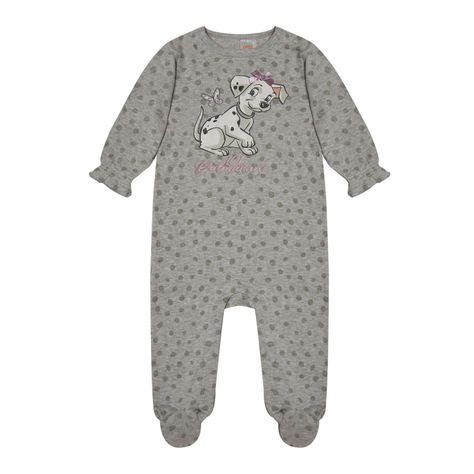 Enterito Bebe 101 Dalmatas Puppy Gris Disney-0