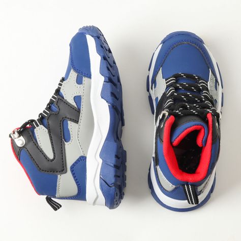 Botin Trekking Niño Spiderman Pose Azul Marvel-2