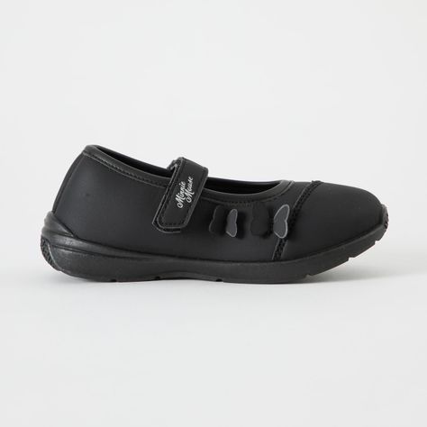 Zapatilla Escolar Niña Minnie Moños Negro Disney-1
