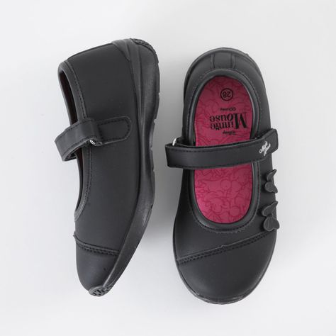 Zapatilla Escolar Niña Minnie Moños Negro Disney-2