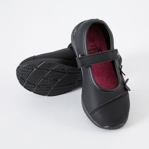 Zapatilla Escolar Niña Minnie Moños Negro Disney-3