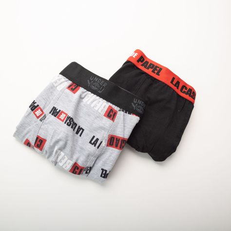 Boxer Hombre La Casa de Papel X Negro Netflix-2