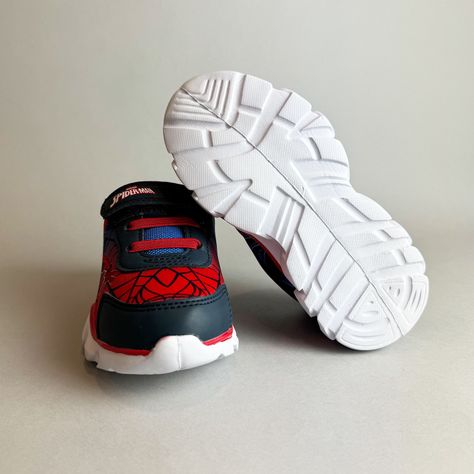 Zapatilla Con Luces Niño I Spiderman Azul Marvel-2