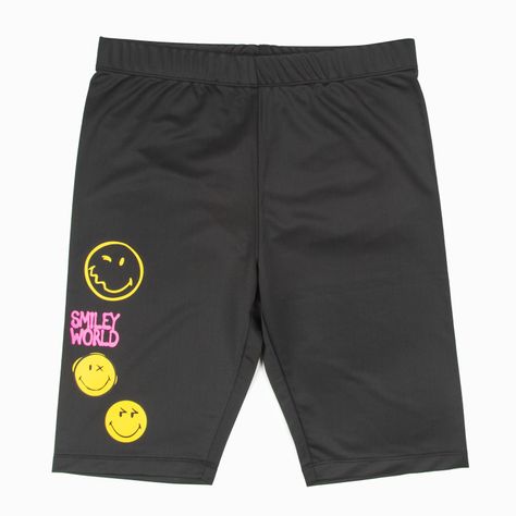Calza Niña Emoji Smiley Negro SmileyWorld ®-2