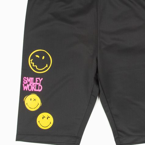 Calza Niña Emoji Smiley Negro SmileyWorld ®-4