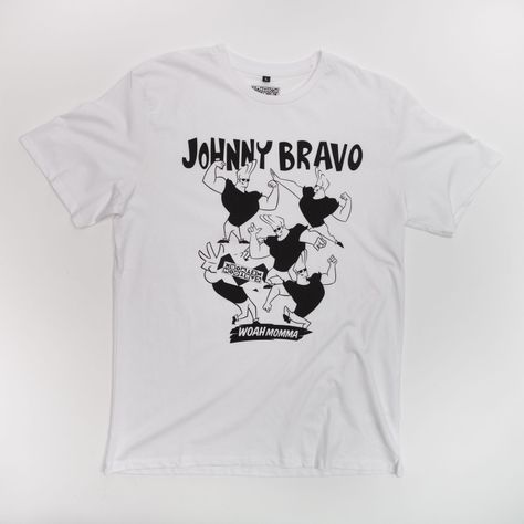 Polera Hombre  Jonny Bravo Blanco Cartoon Network-0