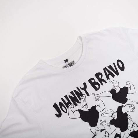 Polera Hombre  Jonny Bravo Blanco Cartoon Network-1