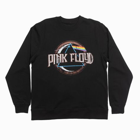 Poleron Mujer Pink Floyd Full Dark  Negro Pink Floyd-1