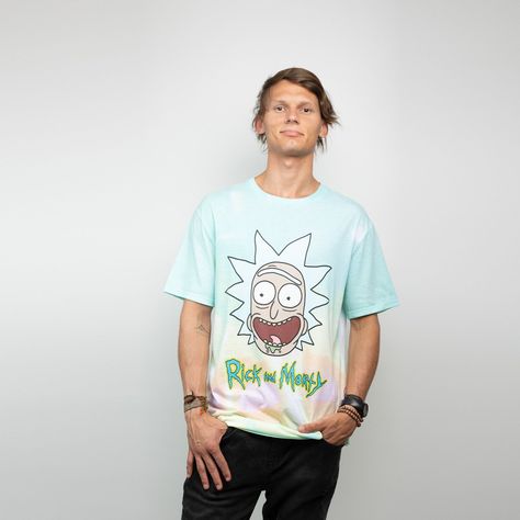 Polera Hombre Crazy Blanco Rick and Morty-2