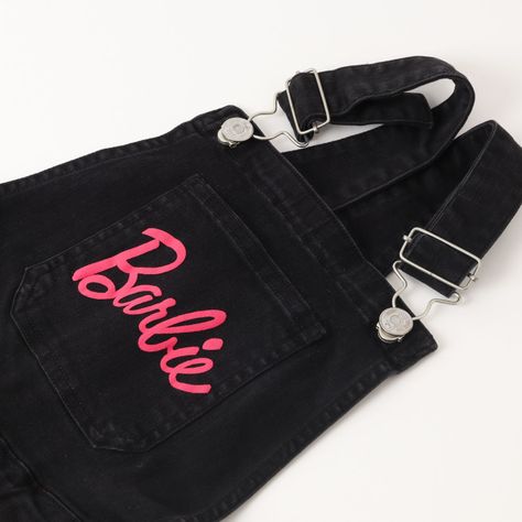 Jardinera Niña Logo Negro Barbie-1