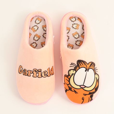 Pantufla Mujer Look Up Rosado Garfield-2
