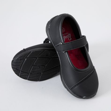 Zapatilla Escolar Niña Letters Negro Barbie-3