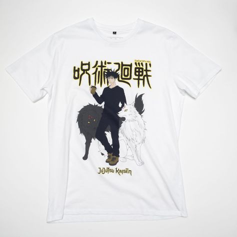 Polera Hombre  Jujutsu Kaisen  Wolf Blanco-0