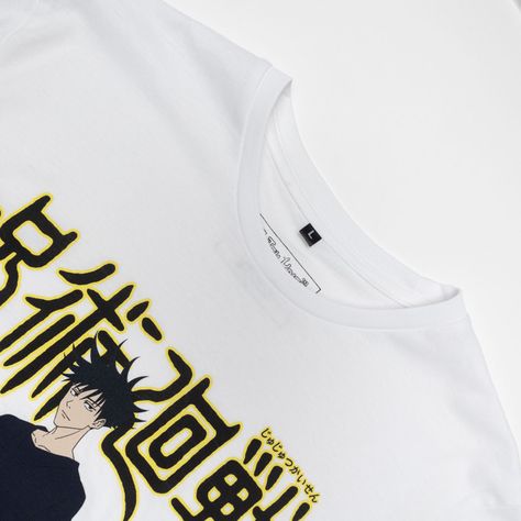 Polera Hombre  Jujutsu Kaisen  Wolf Blanco-1