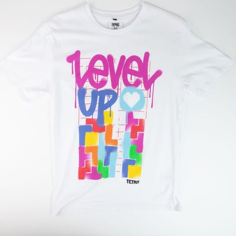 Polera Hombre Tetris  Level Blanco-0
