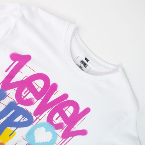 Polera Hombre Tetris  Level Blanco-1