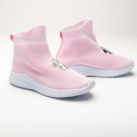 Zapatilla Niña Minnie Head Rosado Disney-1