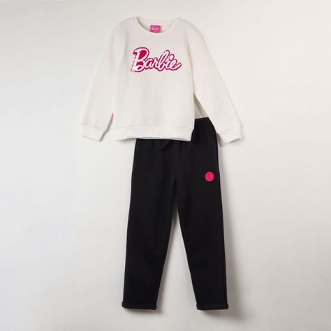 Buzo Niña Big Logo Blanco Barbie-0