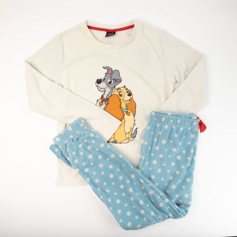 Pijama Mujer Dama y Vagabundo Proud Gris Disney-2