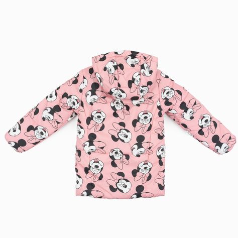 Parka Niña Caras Minnie Rosado Disney-1