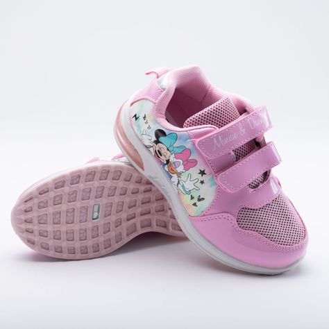 Zapatilla Luces Niña Minnie Mejor Rosado Disney-2