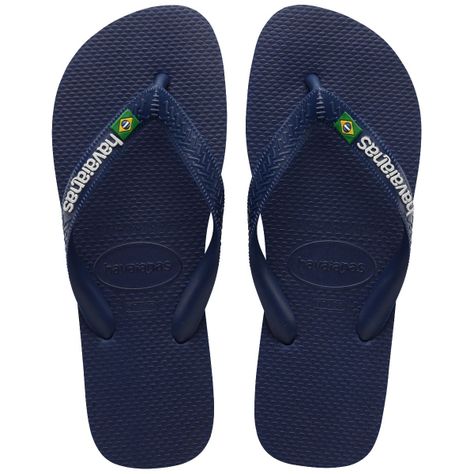 Sandalia Hombre Brasil Logo Azul Havaianas-0