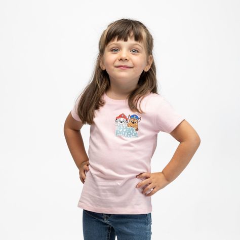 Pack Poleras Niña Rosado Paw Patrol-2