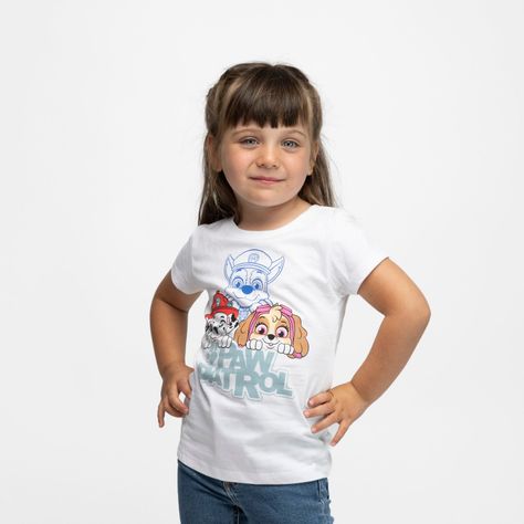 Pack Poleras Niña Rosado Paw Patrol-3